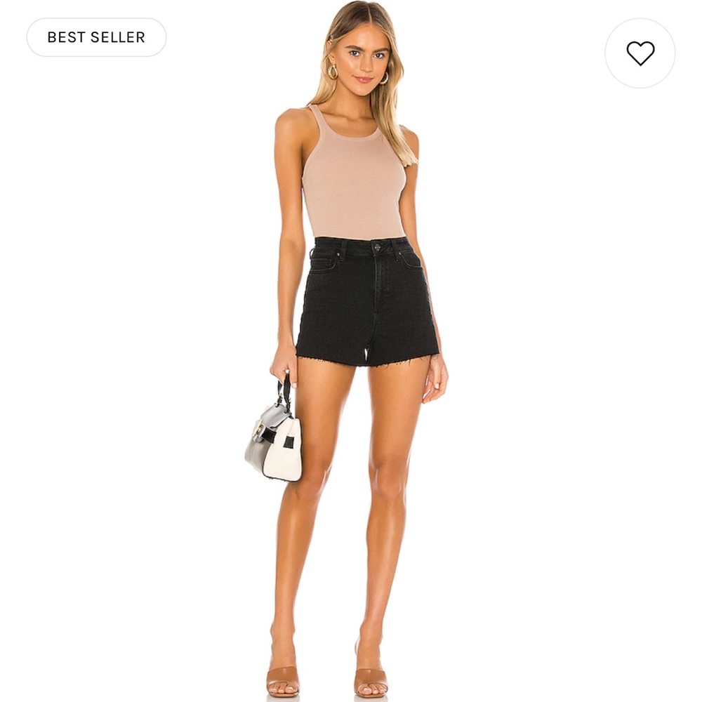 Paige Denim Fray High Waisted Cutoff Shorts